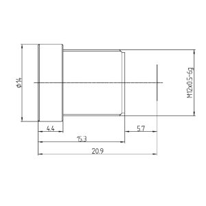 Wholesale 1/3&quot; 2.8mm 3 Megapixel wide angle S mount lens ,HFOV100 degree, F2.5 , good for Aptina MT9P031,CCL13028MPR from china suppliers