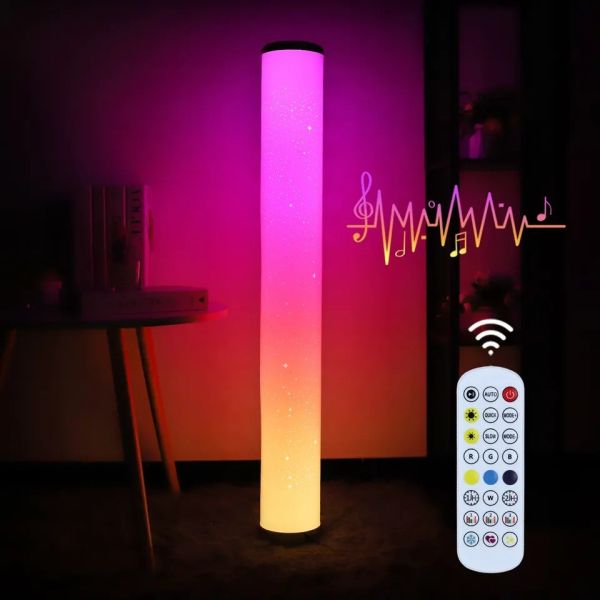 Custom Atmosphere Wifi App and Remote Control LED Floor Lamp for Smart Home