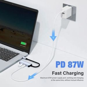 USB 3.1/USB Type-C Hub Adapter Docking Station with 4K HDMI USB3.0 USB 3.0 Type