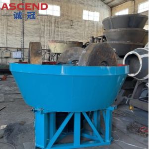 China Gold Grinding Mill Wet Pan Mills 1200 Models Final Product Size 0.1-0
