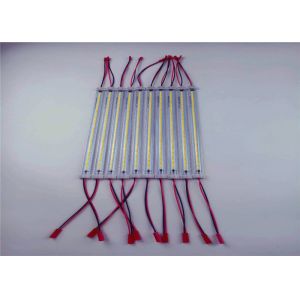 220v Plastic Rigid Led Strip Lights White Emitting Color With Transparent Shell