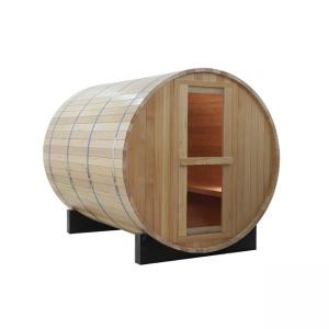 Wholesale ISO9000 Dry Steam Wood Barrel Sauna 8 Person with Electric Stove Heater from china suppliers