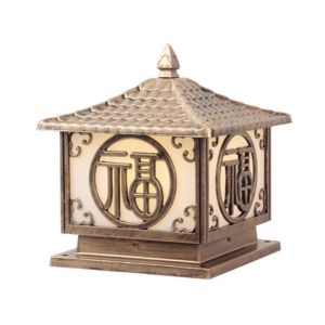 Wholesale AC 165-265V Input Voltage Big Solar Post Light Fence for Outdoor in United States from china suppliers