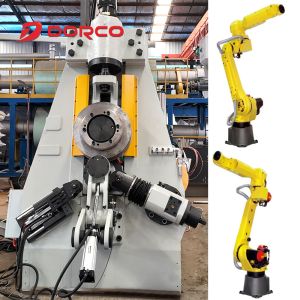 Automated Vertical Ring Rolling Machine with KUKA210 Robot 240pcs/h