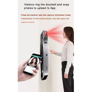 Face Recognition Digital Door Lock Automatic Smart Lock For Apartments Villa