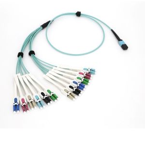 G657A1 PVC LSZH MPO MTP Harness Cable Low Insertion Loss