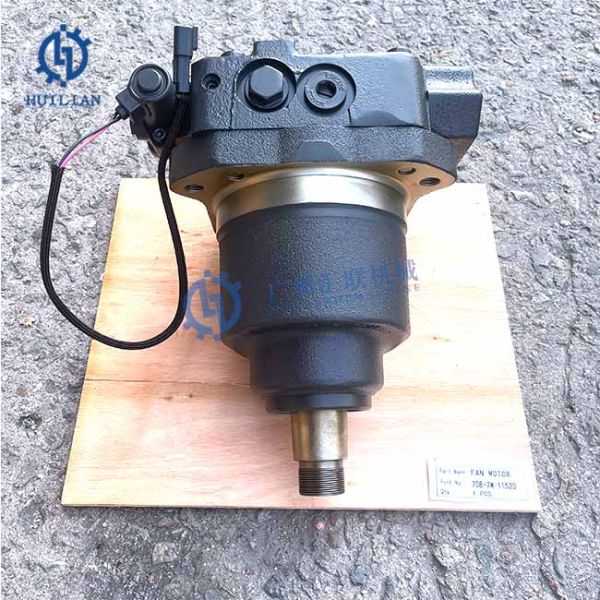 708-7W-00020 708-7W-00021 708-7W-11520 Hydraulic Fan Motor For Wheel Loader D155A D275A