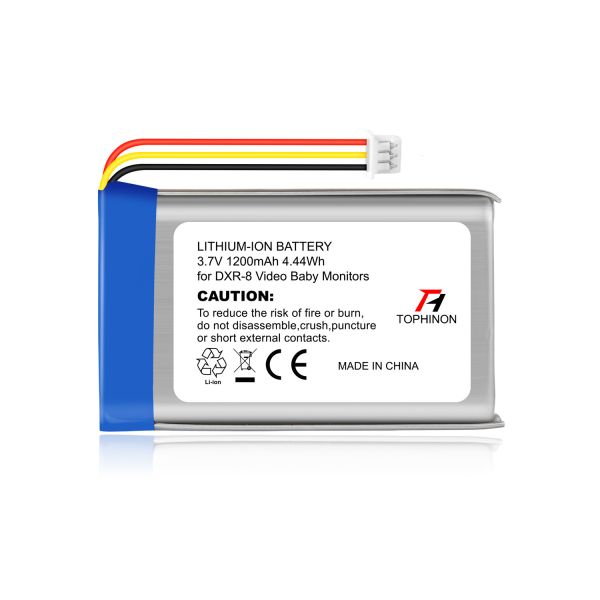 Rechargeable Replacement Li Ion Battery 3.7V 1200mAh For DXR 8 Baby Video