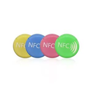Waterproof NFC Epoxy Tag Customized QR Code RFID Cell Phone Key Fob Sticker