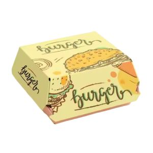 Custom Biodegradable Kraft Cardboard Takeaway Packaging for Fast Food Parties