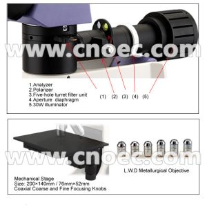 Binocular Trinocular Upright Metallurgical Microscope A13.2603 A13.2605