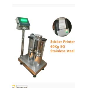 5G Industrial Platform Weighing Scale Bench 60kg Programmabel Printing