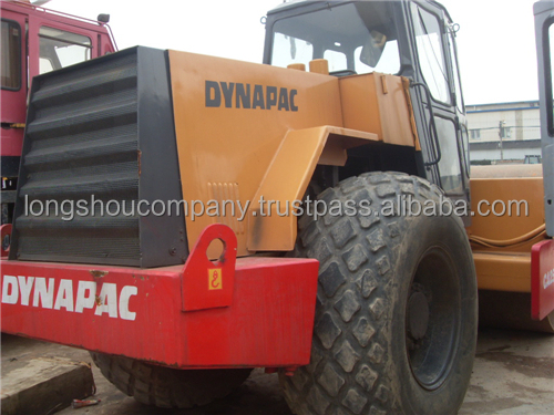 Construction Works Used Dynapac CA25D Single Drum Vibratory Roller