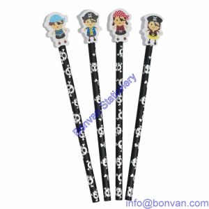 Wholesale pencil with eraser, HB pencil eraser, printed pencil eraser,rubber eraser for pencil from china suppliers
