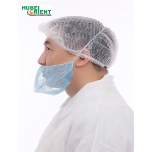 Hygienic Nonwoven Disposable Beard Cover OEM With Single Elastic