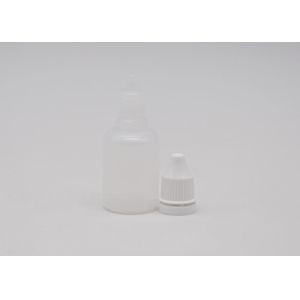 Transparent PE 15ml Plastic Refillable Eye Drop Empty Bottle