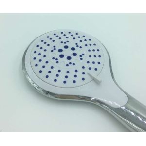 ABS material chrome plating shower head handheld shower set overhead shower rain