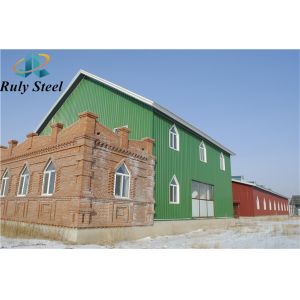 Prefabricated Steel Warehouse with Sandwich Panels for Industrial Use