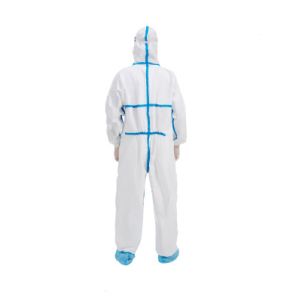 Anti Bacterial Disposable Protective Coverall With collar S-4XL