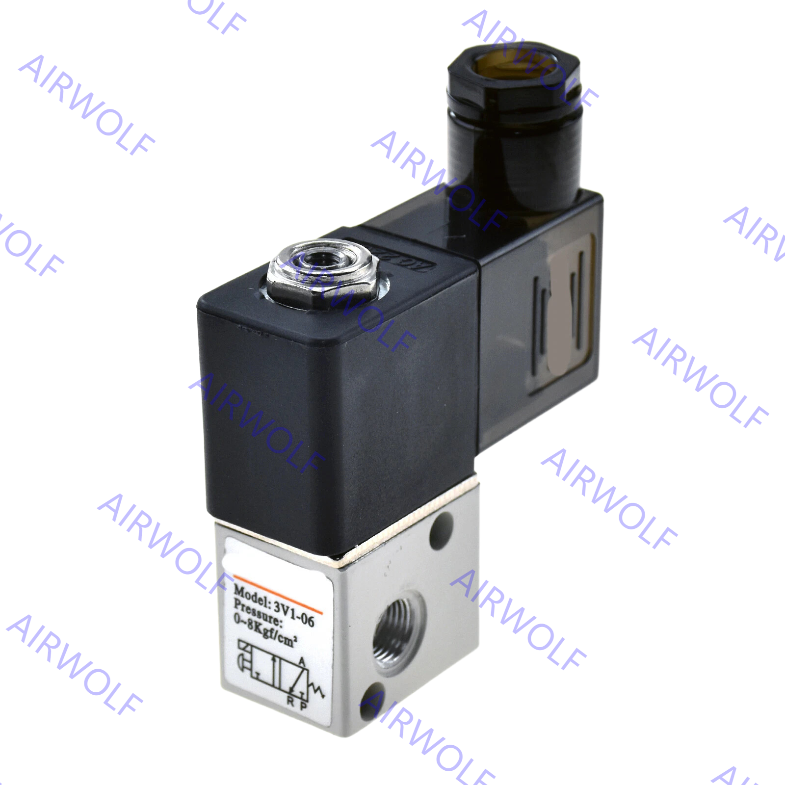 Mini AIRTAC Electromagnetic 3/2 Way NC NO Solenoid Valves 3V1-06, 3V1-M5 with M5