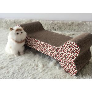 Training Cat Scratch Pad Cardboard Customized Shaped With Distinctive Smell