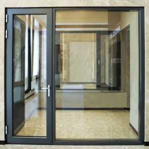 Australian Standards Waterproof Aluminum Casement Doors for End Window System