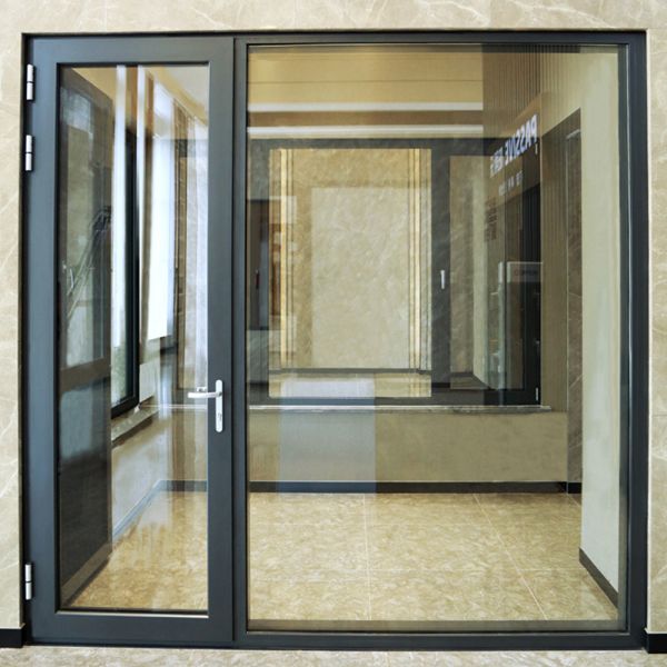 Australian Standards Waterproof Aluminum Casement Doors for End Window System