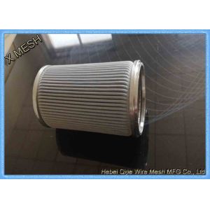 Stainless Steel Woven Mesh Filter Media Corrosive Liquids Filter Cartridge