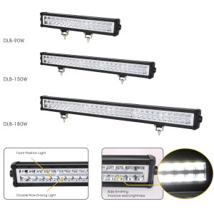 150W IP67 Offroad LED Work Lamp , 12000Lm LED Driving Light Bar