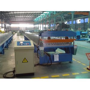 Wholesale Hydraulic Cutting Trapezoid Panel Wall Roll Forming Machine with 13 Stations from china suppliers