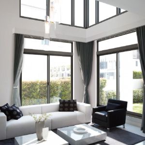 Modern Design Energy Efficient Aluminum Sliding Windows With Double Glazing