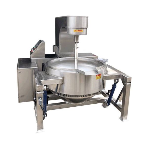 1200*900*900 Automatic Vacuum Horizontal Steam Jacket Heating Jam Bean Paste Cooking Mixer
