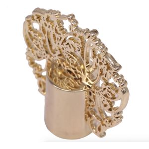 Customized Gold Color Plated Zinc Alloy Perfume Bottle Caps for Luxury Perfume