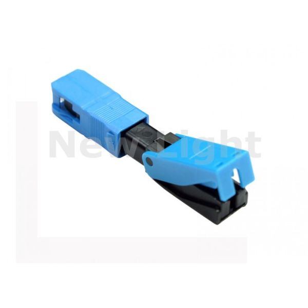 Quality SC Fiber Optic Fast Connector with Insert Loss ≤ 0.15dB Installation < 1 Minute and Field Installable for FTTH Projects for sale