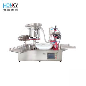 Wholesale Desktop Full Automatic 30ml Aromatherapy Oil Liquid Filling Capping Machine With Ceramic Piston Pump For Daily Chemical from china suppliers