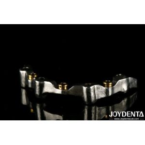 Silver Color Removable Dental Locator Attachments For Dentures Accurate Fit