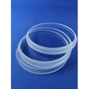 Quartz Glass Plate Wafer Plane Window Polished For High Modulus Of Rigidity