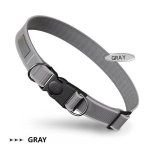 Anti-breakaway dog ​​collar Reflective anti-lost dog collar Adjustable medium
