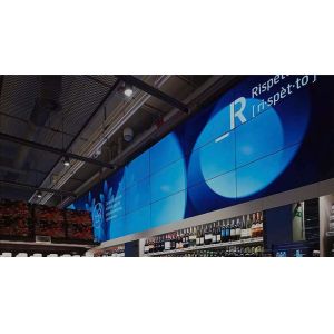 55" Splicing LCD Screen Indoor Video Wall Embedded 1080P Advertising Digital