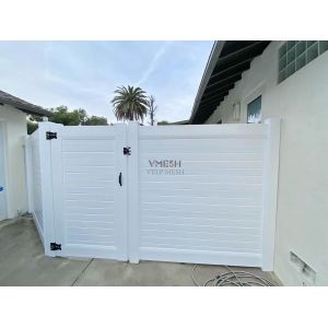 Wholesale White PVC Privacy Fence 6ftHx8ftW for Home Garden from china suppliers