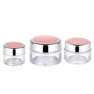 Luxury Empty Cosmetic Jars , Biodegradable Plastic Jars 8oz Capacity