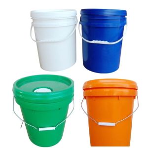 Supply Clear Plastic Pail 20L Bucket with Lid and Certificate