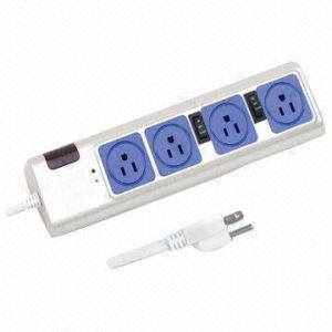 Wholesale American Type Energy-saving Socket for TV, with Overload Protection 4 socket-outlets from china suppliers