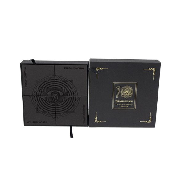 Luxprinters Customizable Gift Box With Gold Hot Stamping Finishing