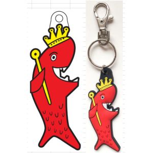 Flexible Unbreakable PVC Key Chain Synthetic Enamel PMS Embroidered