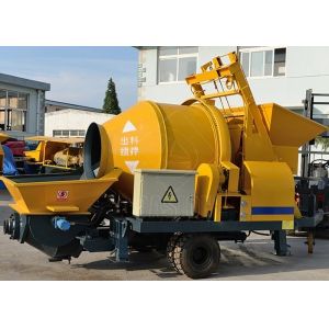 Wholesale JBT30 Portable Concrete Mixer And Pump Trailer Mounted Type With Electric Motor from china suppliers