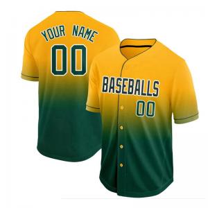 Wholesale Multicolor Mens Baseball Jersey Shirt Lightweight Breathable from china suppliers