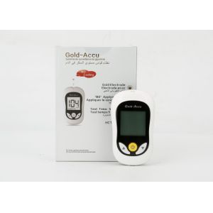 Gold Accu OEM Home Glucose Meter Particular Track Optimization System Lancing
