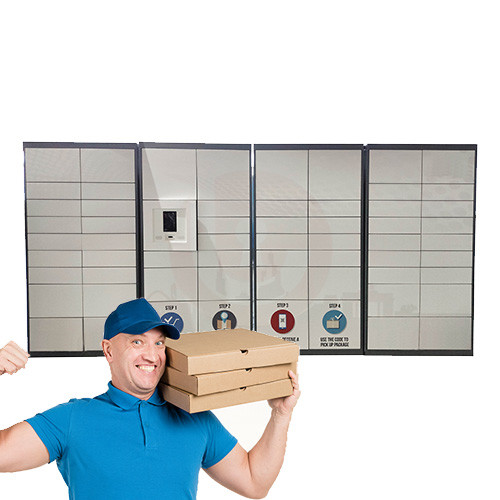 Quality High End Smart Secure Drop Parcel Lockers With Android System With Eletronic Locks for sale