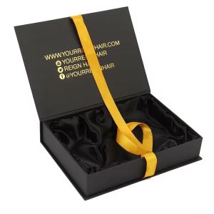 Fashionable Hair Extension Packaging Box Lightweight Custom Wig Packaging Boxes